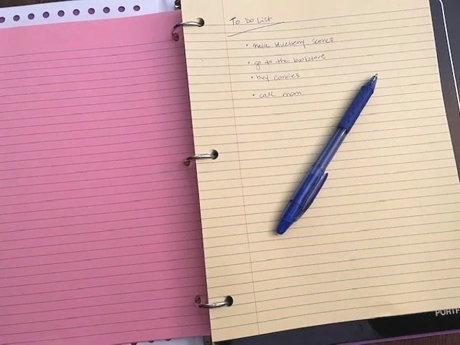 colorful looseleaf paper