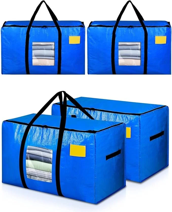 blue storage/moving bags