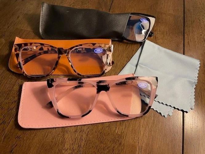 2.0 reading glasses, 3 pack
