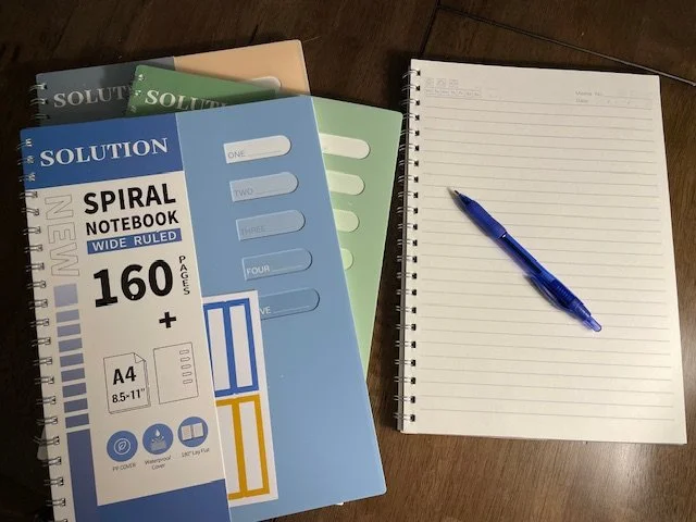 4 piece 5 star type notebooks