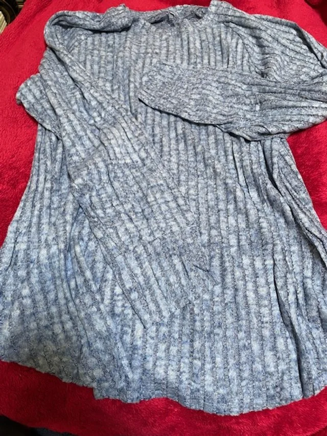 blue 2x lightweight sweater