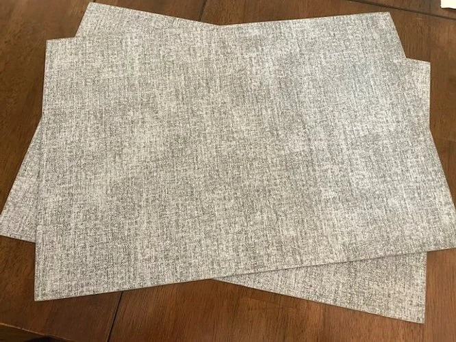 dusty blue placemats