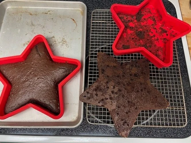 silicone star cake pan