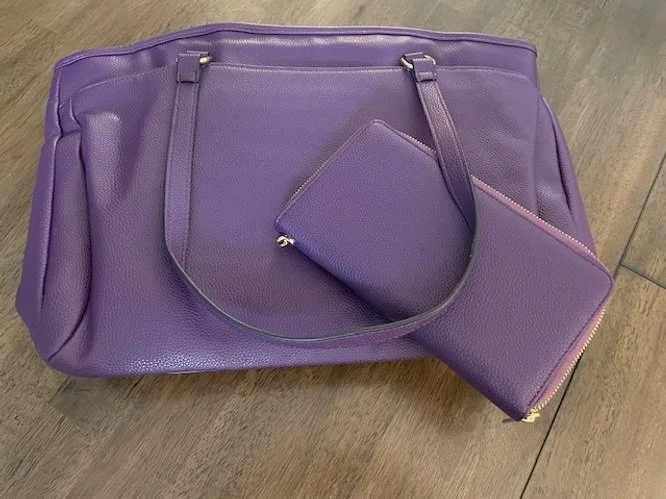 purple laptop bag