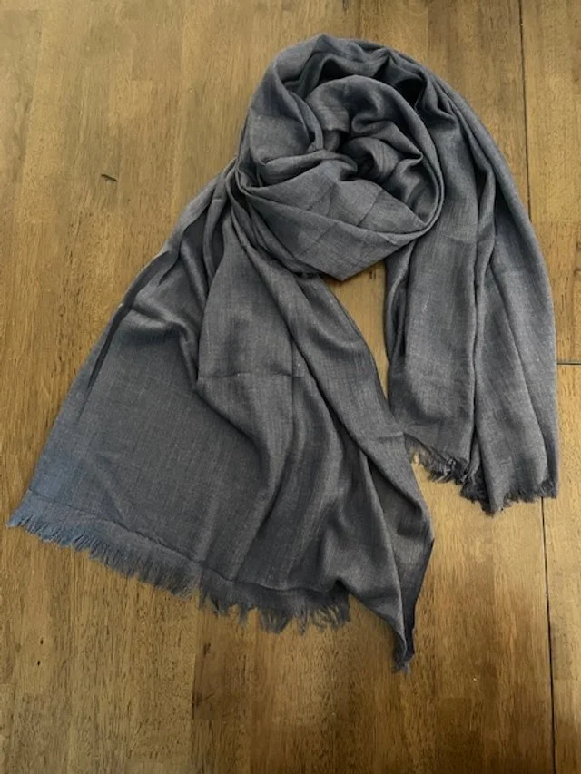 blue summer scarf