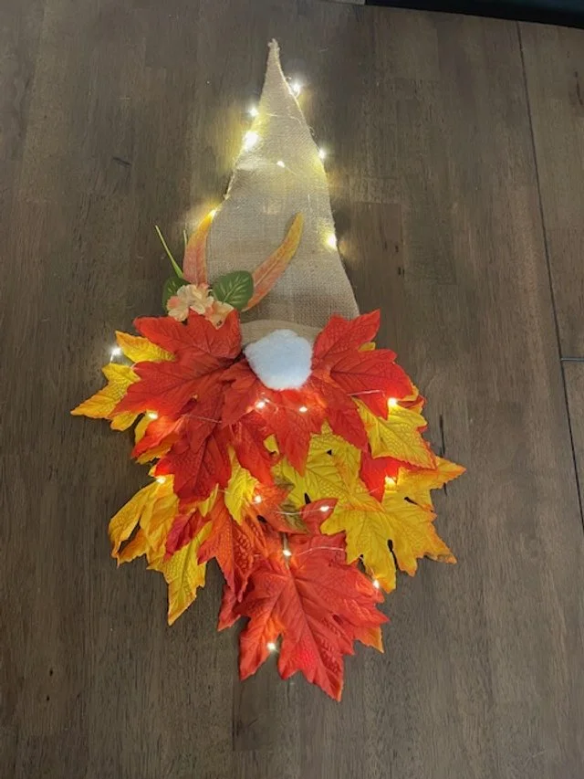 fall gnome door hanger