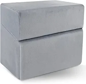 gray foam footrest