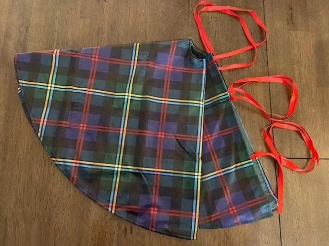 tartan christmas tree skirt