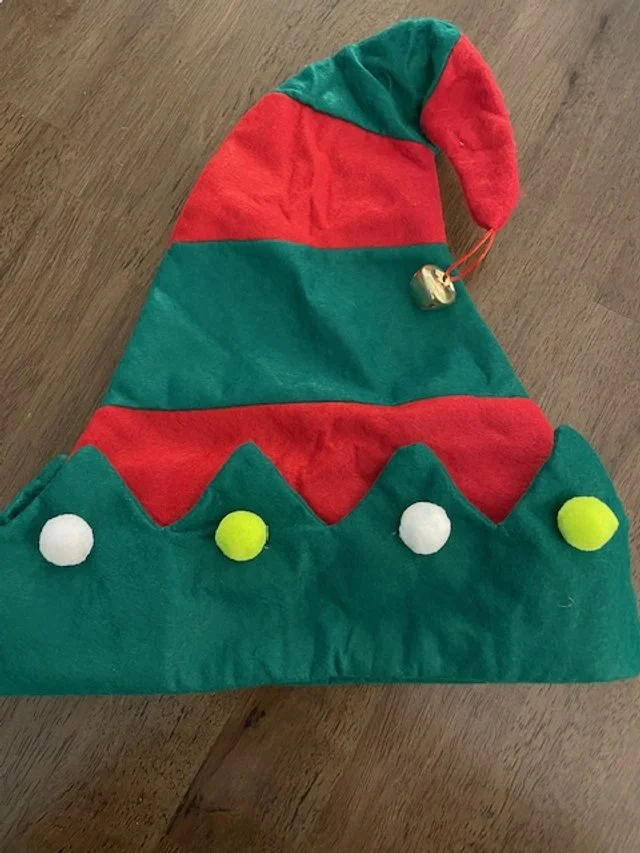 felt elf christmas hat