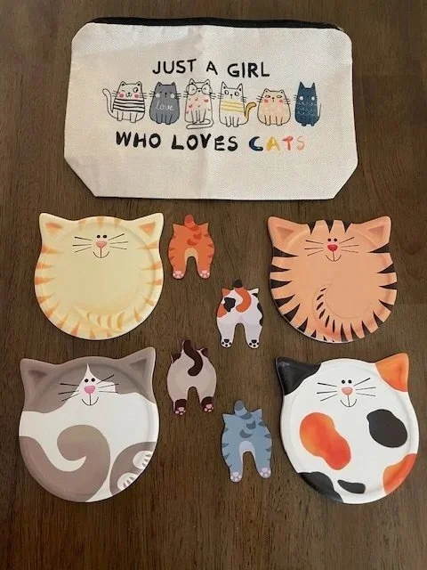 cat birthday set, 9 piece