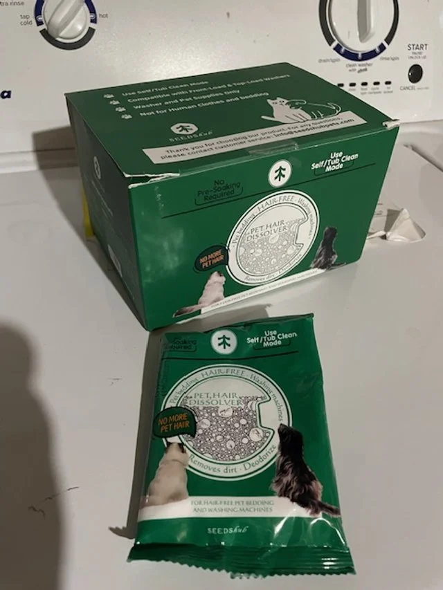 pet hair dissolver for washing machine, 12 pack