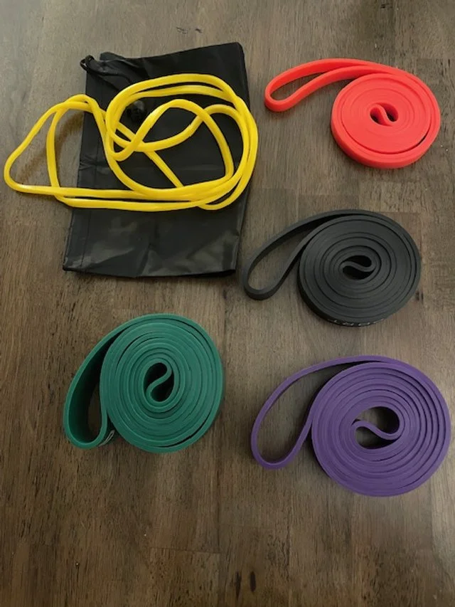 resistance bands, set of 5