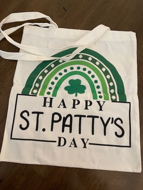 st patrick's day tote bag