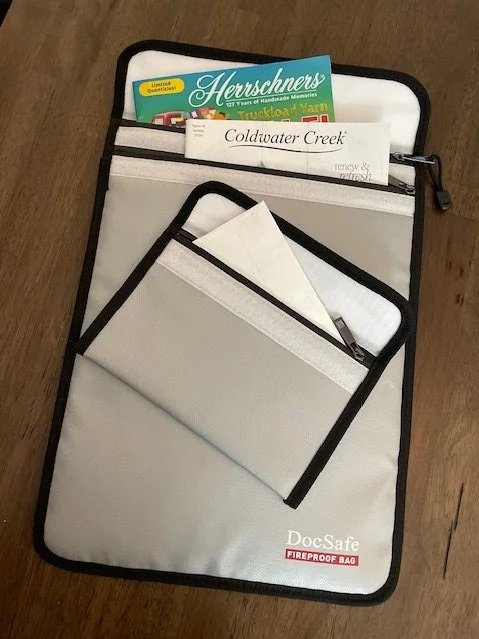 fireproof document bag
