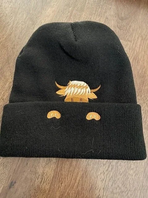 highland cow beanie