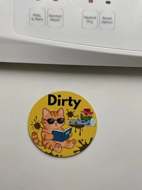 clean/dirty dishwasher magnet