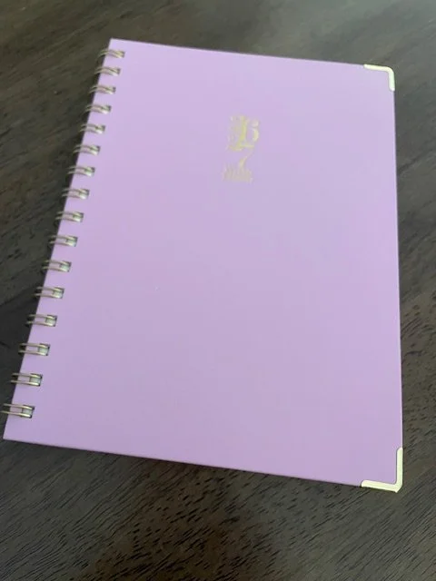 academic planner, purple