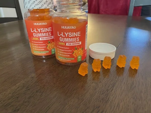 l-lysine gummies, 2 pack