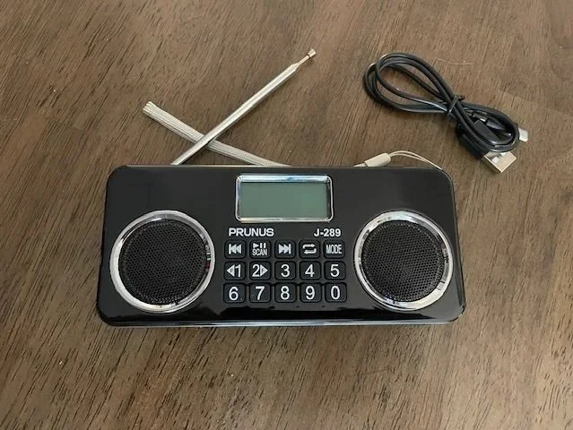 small FM radio with bluetooth