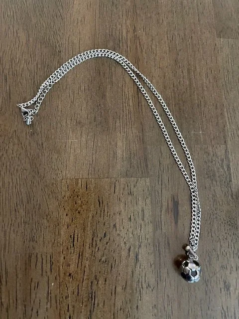 soccer necklace