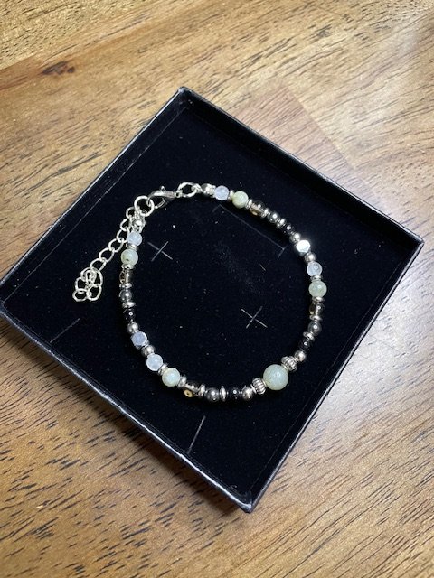 natural stone healing and protection bracelet