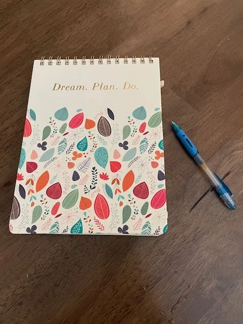 floral notebook top spiral