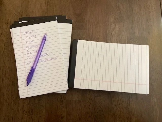 set of 12 notepads