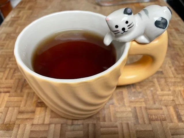 yellow cat mug