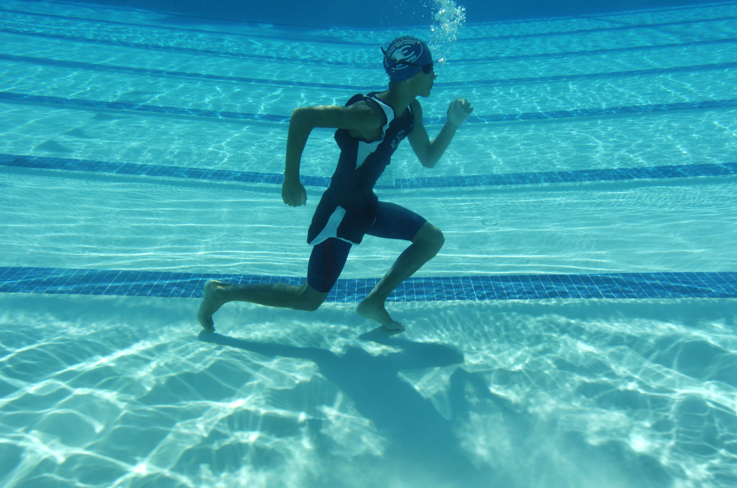  Erick Montoya, 14, is a cross country runner and a swimmer for Estero High School. Sometimes he goes straight from running a 5K at his cross country meet to the pool for a swim meet. 