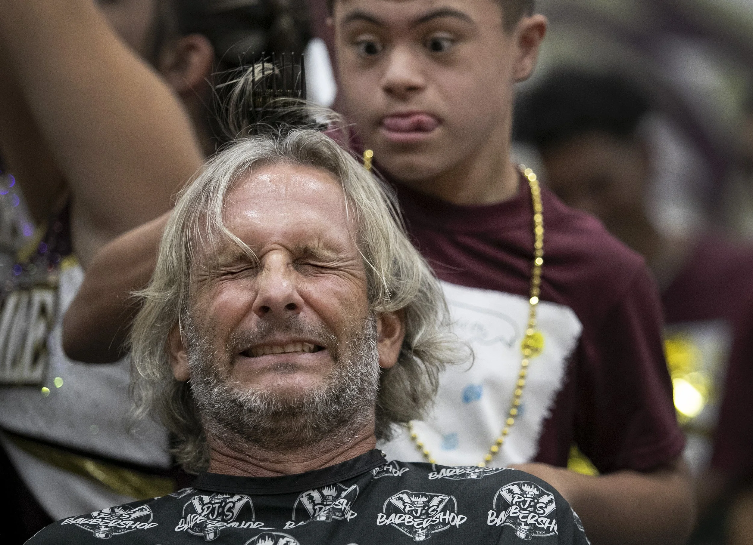 Shaved heads fundraiser