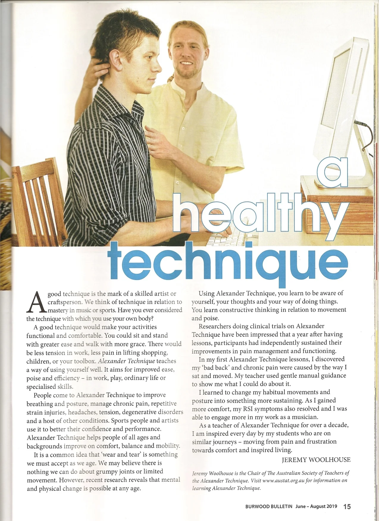 Alexander Technique in print