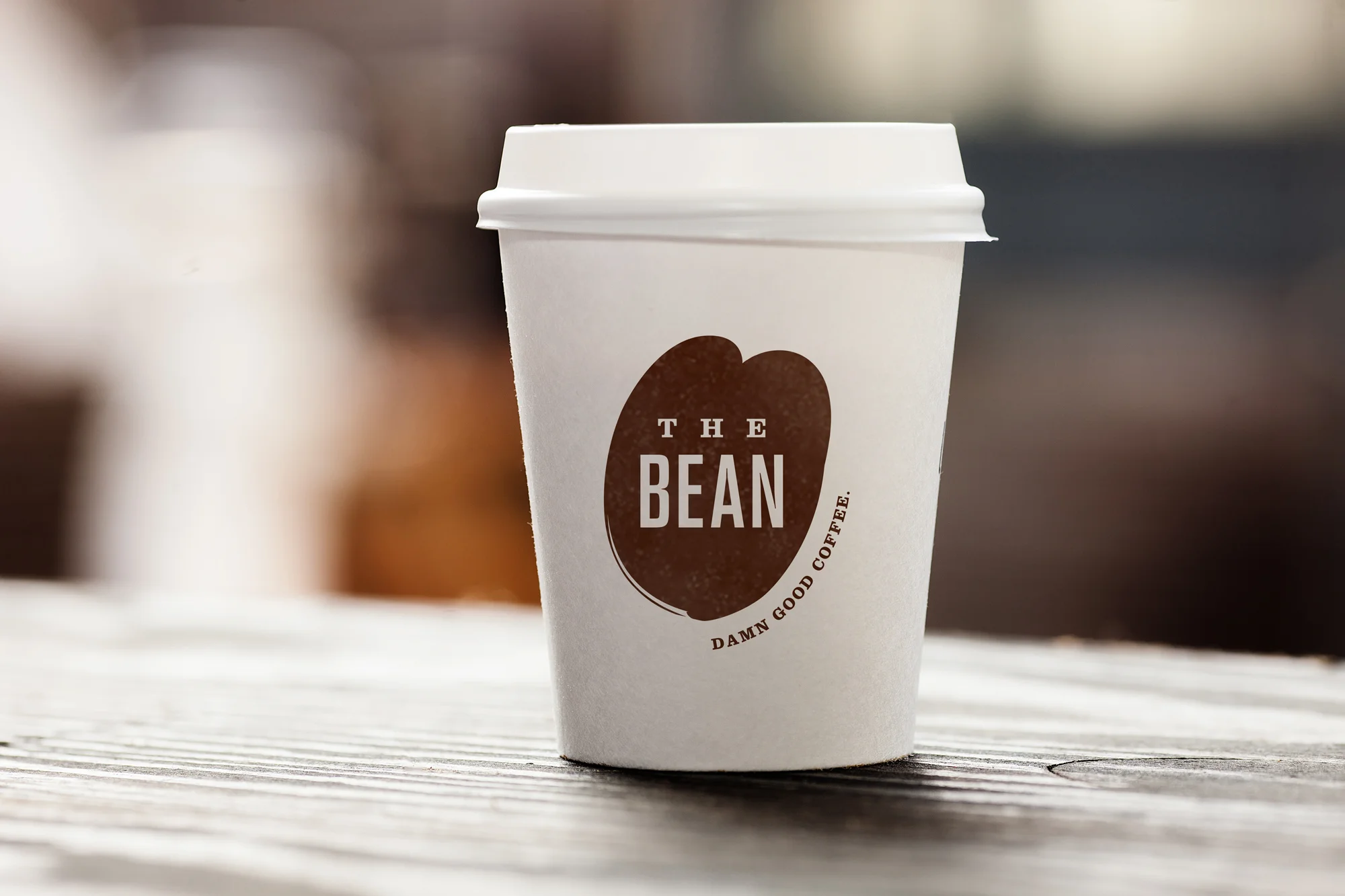 THE BEAN COFFEE CUP