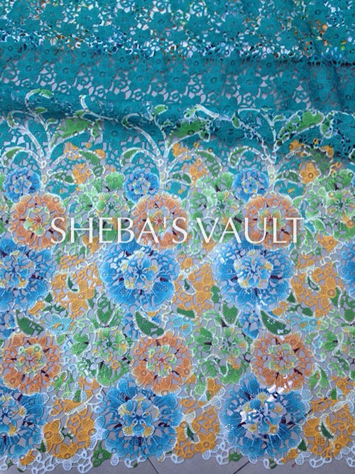 Exotic eyelet guipure Lace