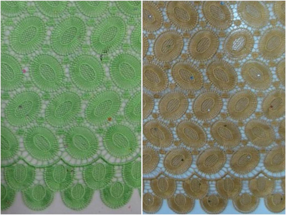 Oval Pop guipure Lace