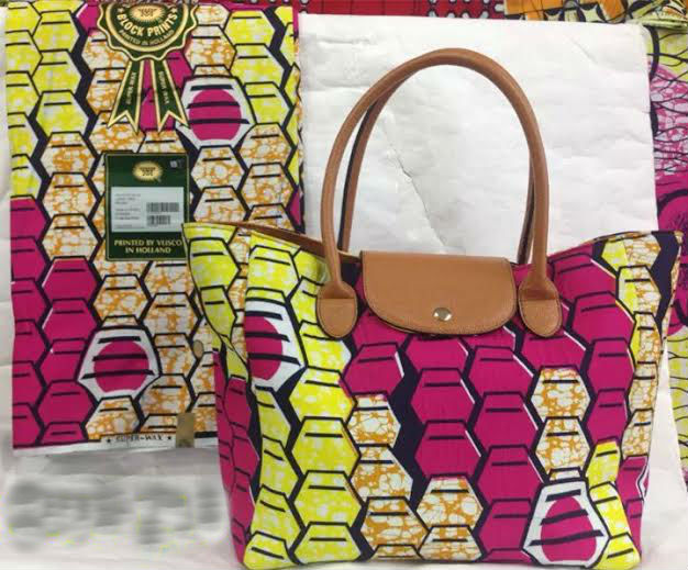 African Ankara Wax fabric & Bag