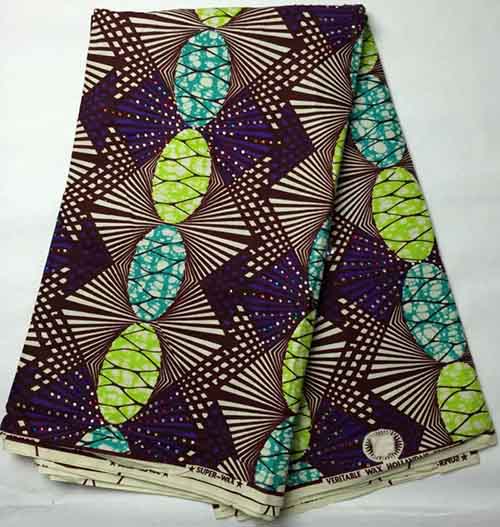 Ankara Wax with lot of rhinstones