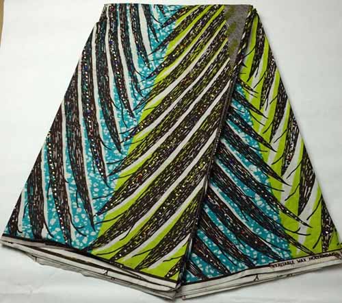 Ankara Wax with lot of rhinstones