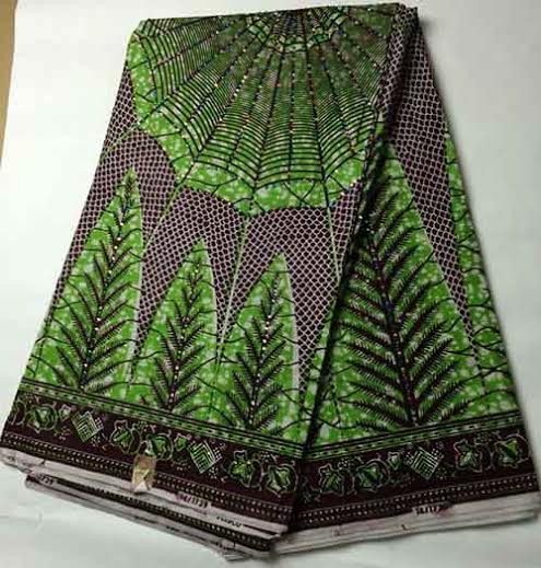 Ankara Wax with lot of rhinstones