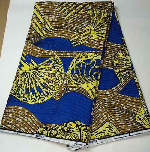 Ankara Wax with lot of rhinstones