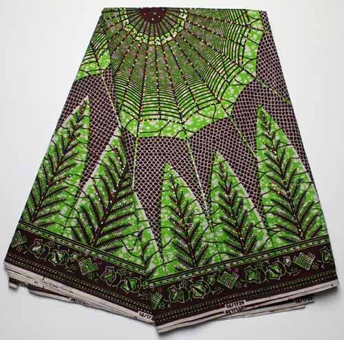 Ankara Wax with lot of rhinstones