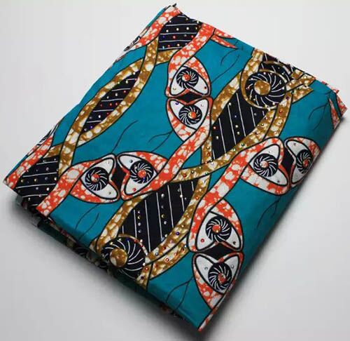 Ankara Wax with lot of rhinstones