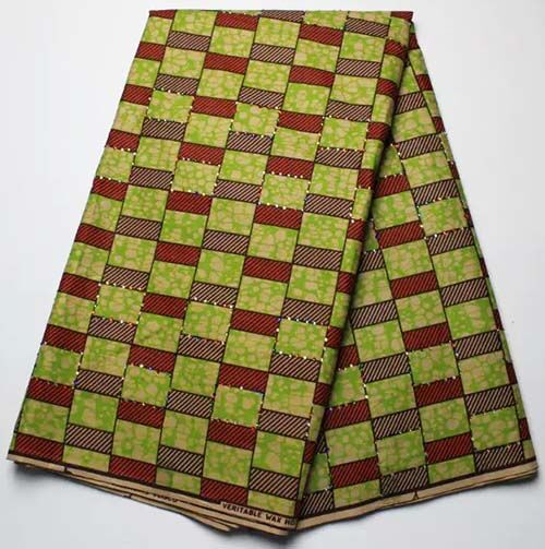 Ankara Wax with lot of rhinstones