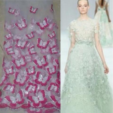 Varda sequins french Lace