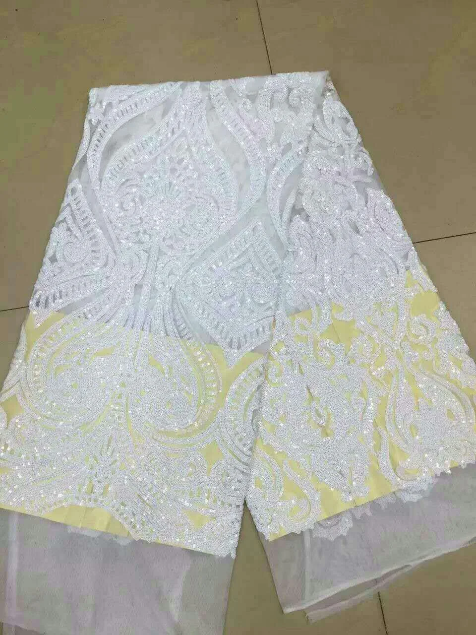 Ashely Sequins French Lace