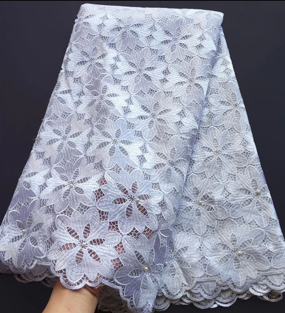 Lucy hand cut guipure lace