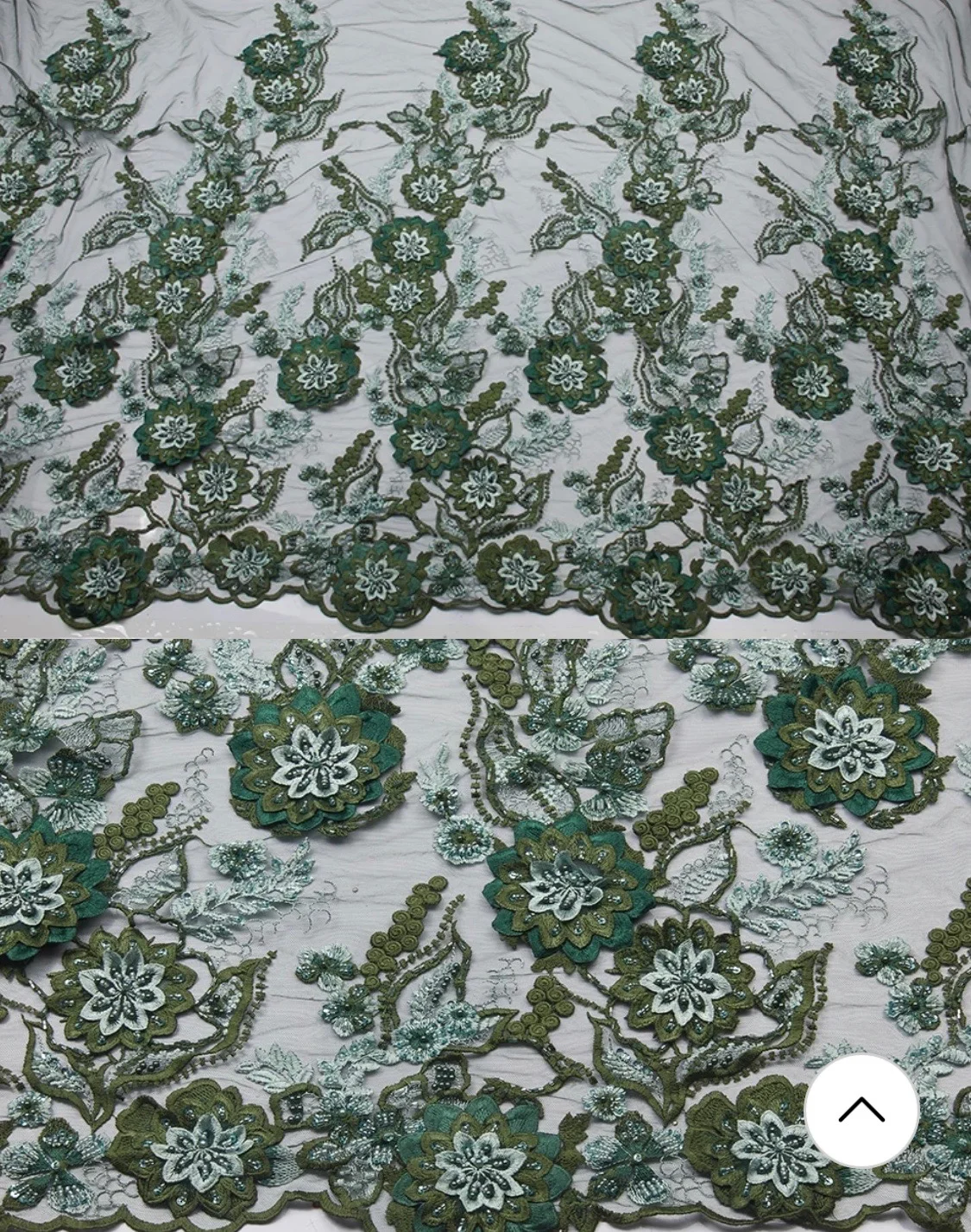 L313 beaded French lace 