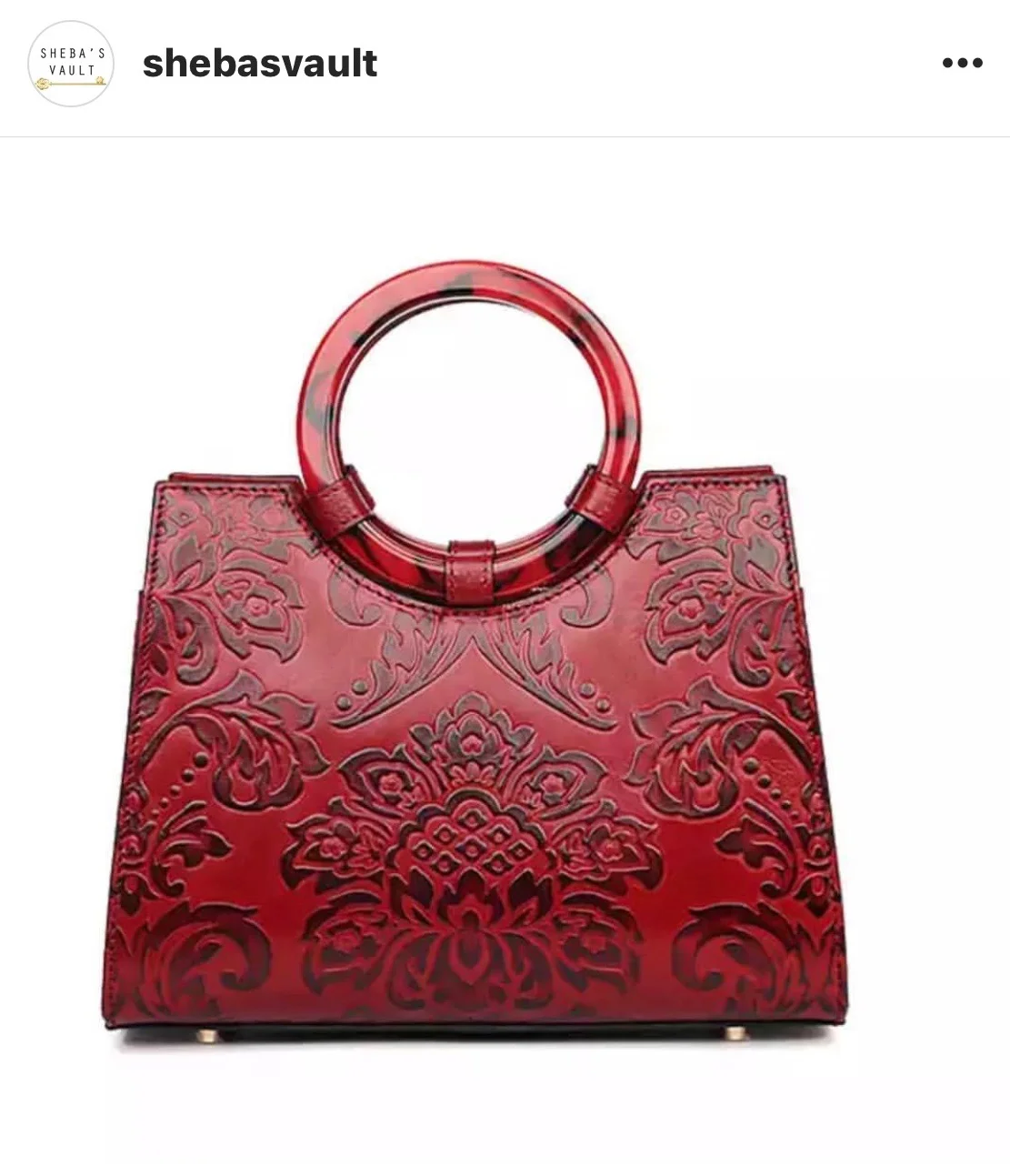 Nona genuine leather bag 