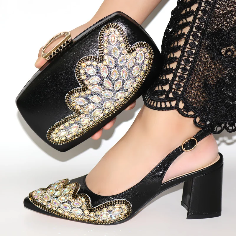 Yo-yo Studed Slingback &amp; Clutch