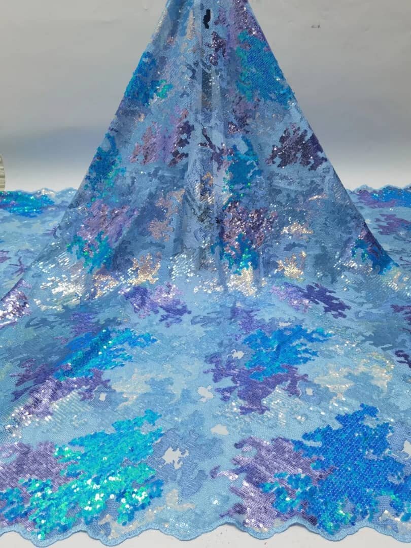 Mava sequins french lace