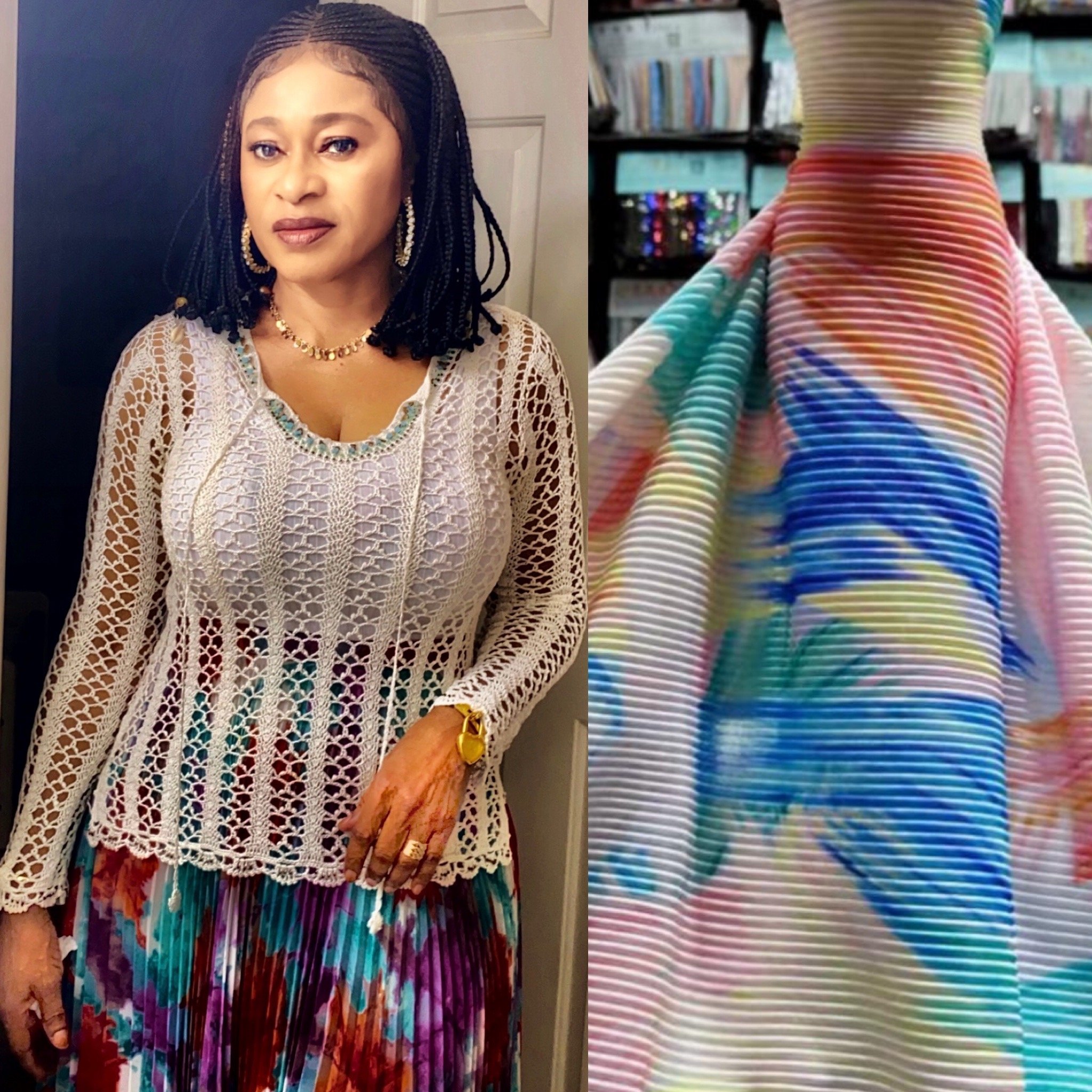 Variety broomsticks fabric